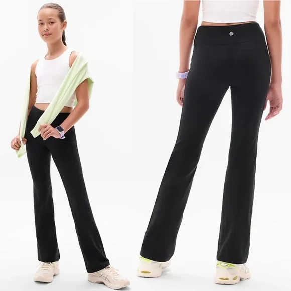 NWT Athleta Girl High Rise Chit Chat Flare Pant, XL/14 - Picture 1 of 8